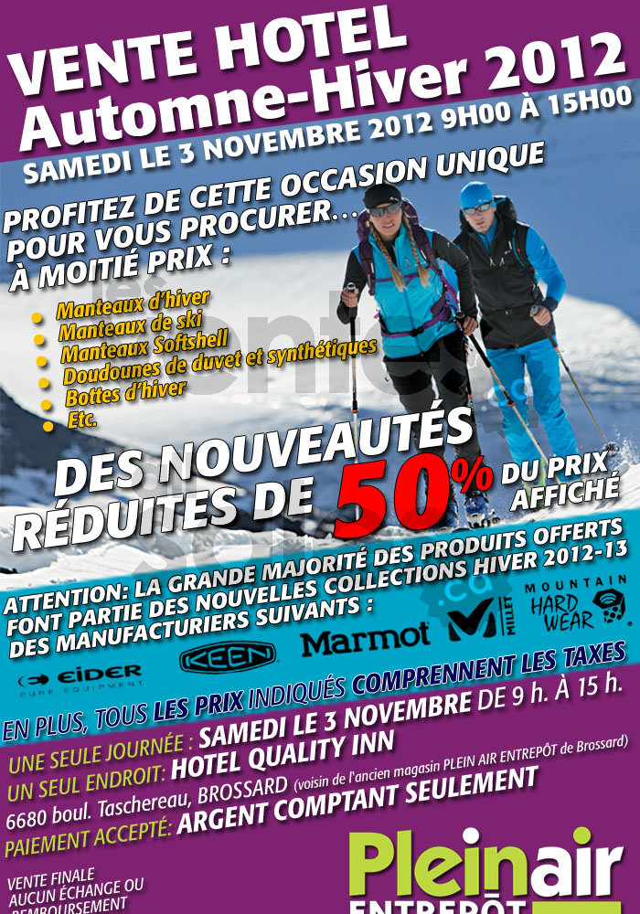 Outdoor Clothing Clearance Sale 50 allsales.ca