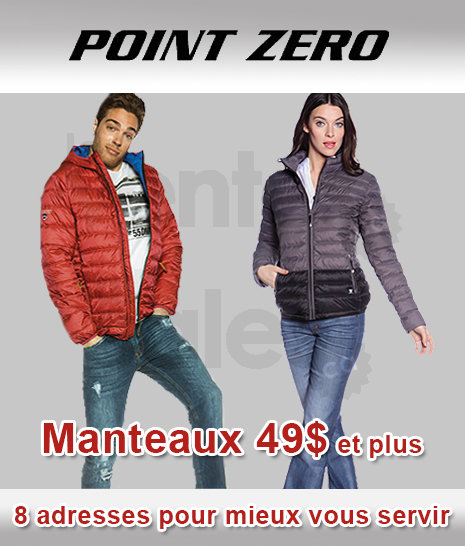 point zero manteau femme