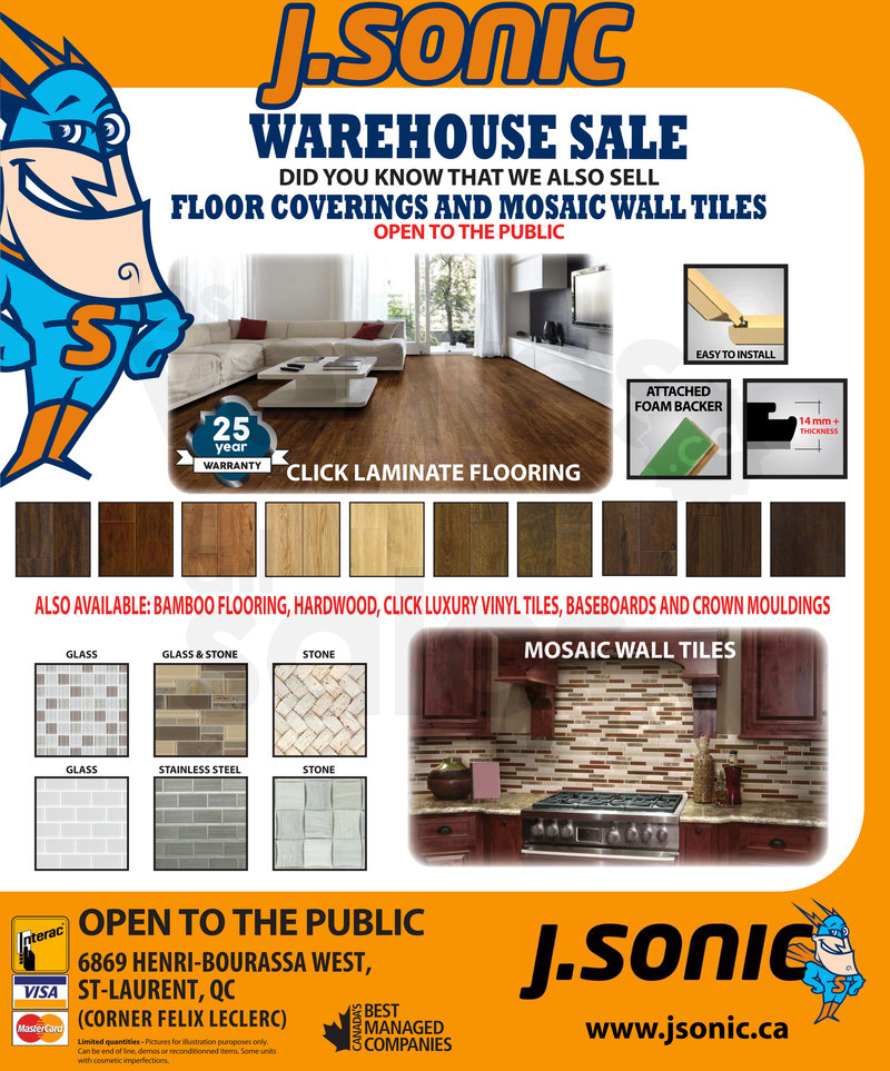 Floor coverings & mosaic tiles sale allsales.ca